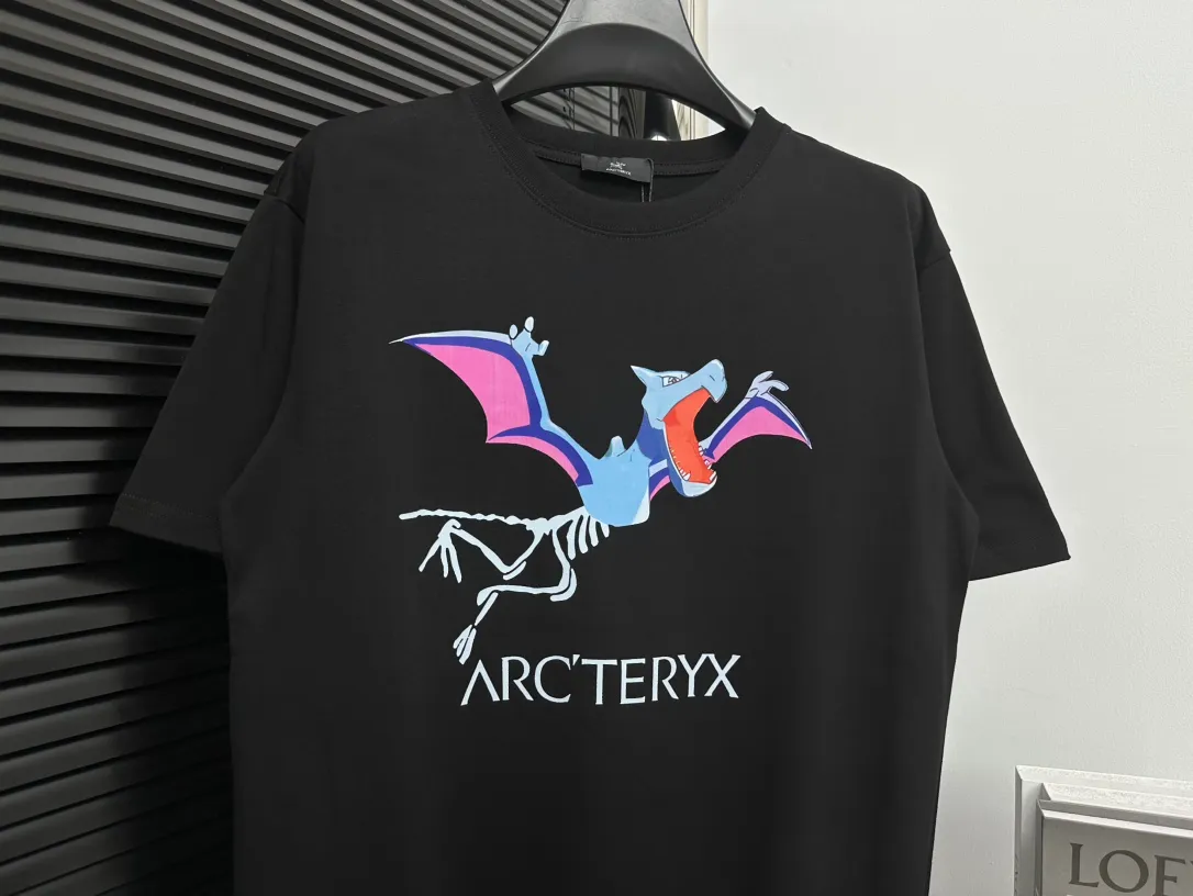 【Arctertx 】 24sslogo T ， ， ， ！ ：Black White Size：S-XL